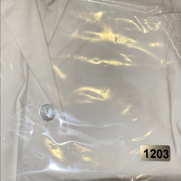 THEORY WHITE FITTED BUTTON DOWN SHIRT CAREER TOP S - Picture 15 of 15